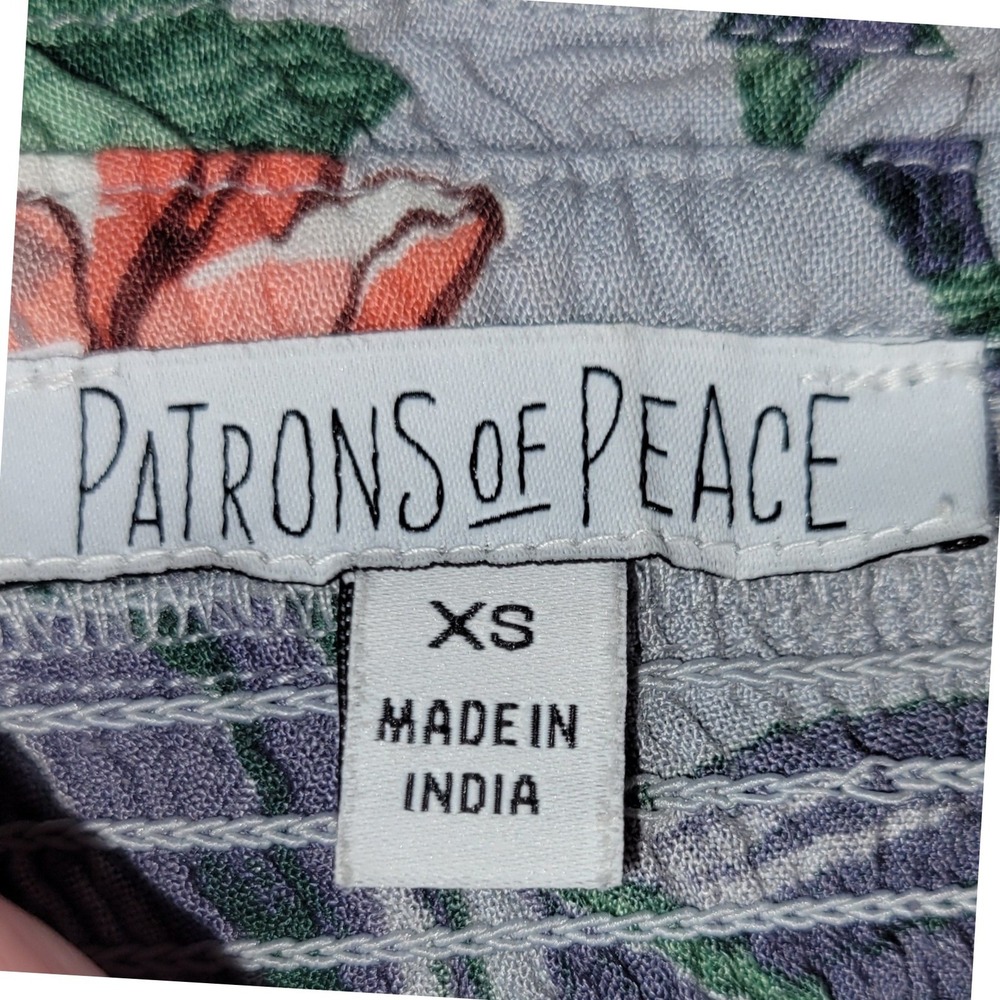 Anthropologie Patrons of Peace Floral Smocked Waist Wide Leg Palazzo Pants - Picture 6 of 7
